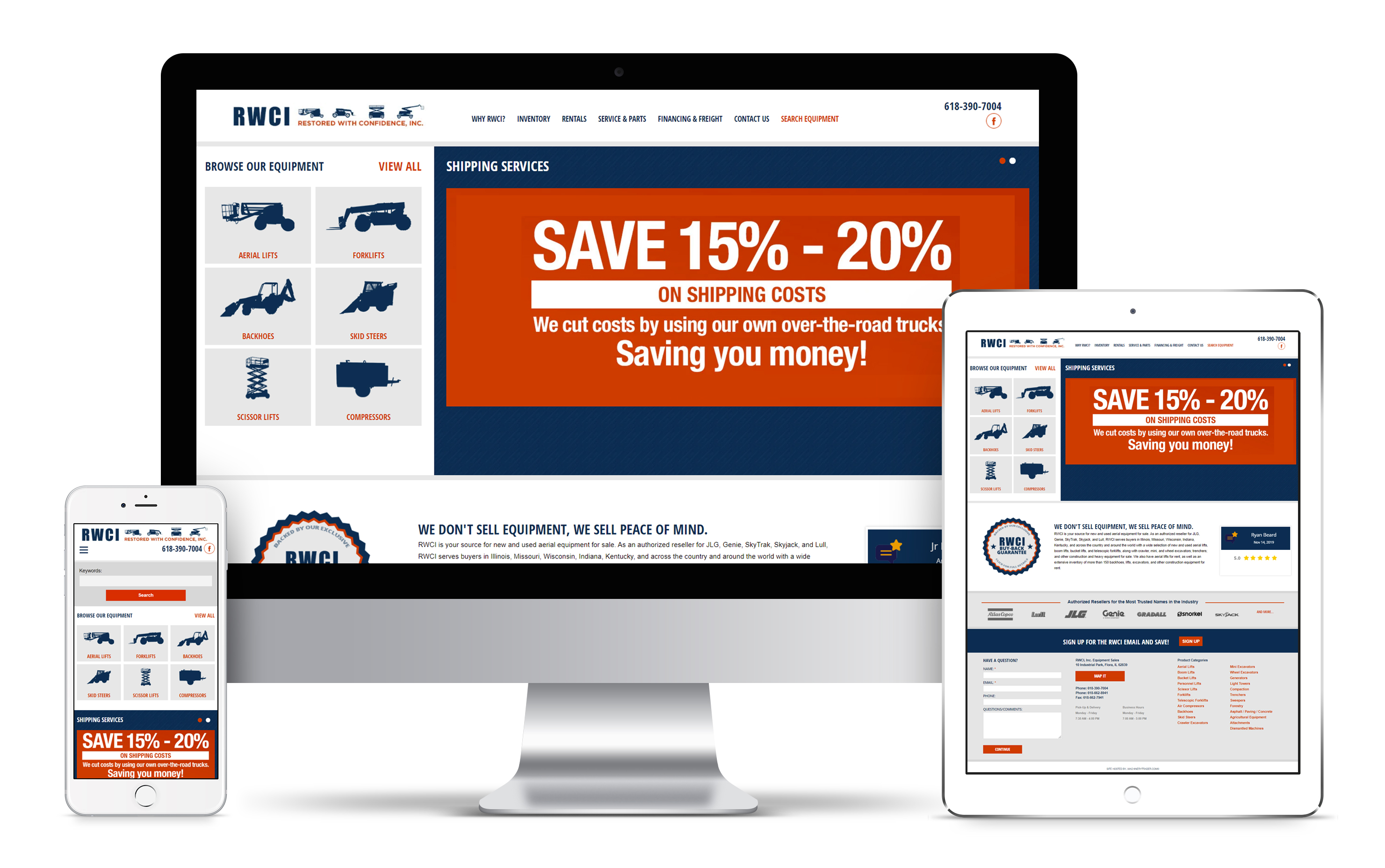 RWCI Web Design Work